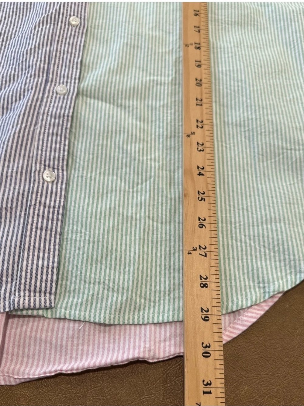 beachlunchlounge XL Long Sleeve Button Up Cotton Shirt Multicolor Striped - NOTE - Picture 10 of 11